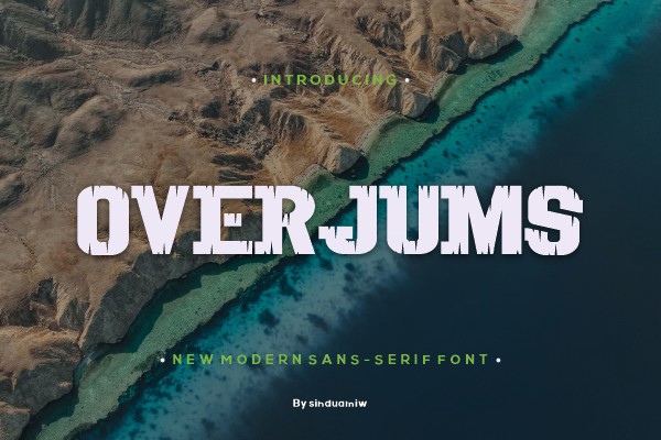 Overjums Regular Font preview