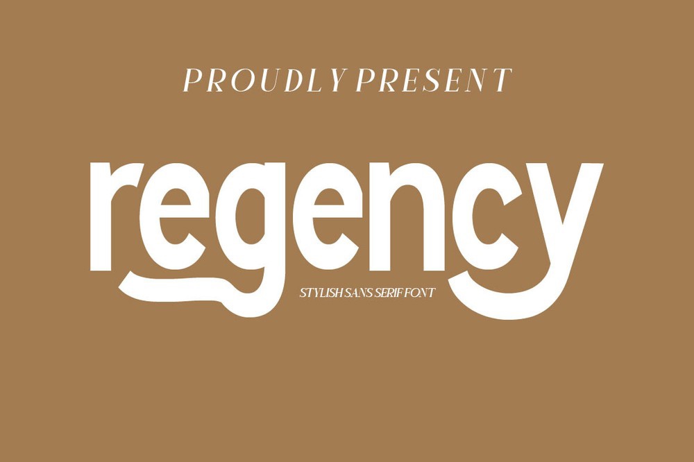 Regency Font preview