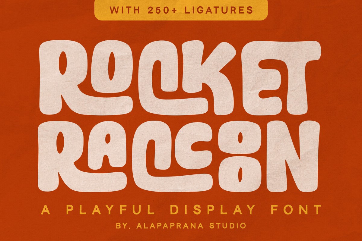 Rocket Raccoon Font preview