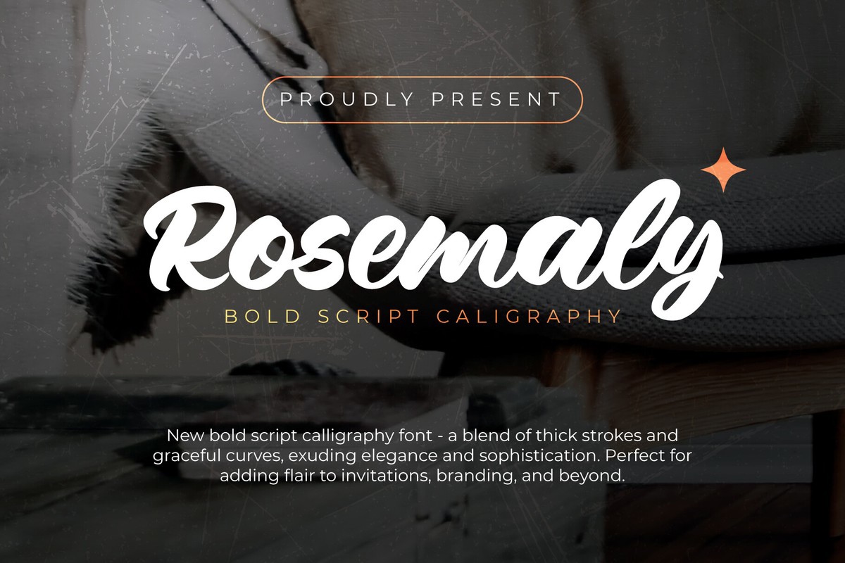 Rosemaly Regular Font preview