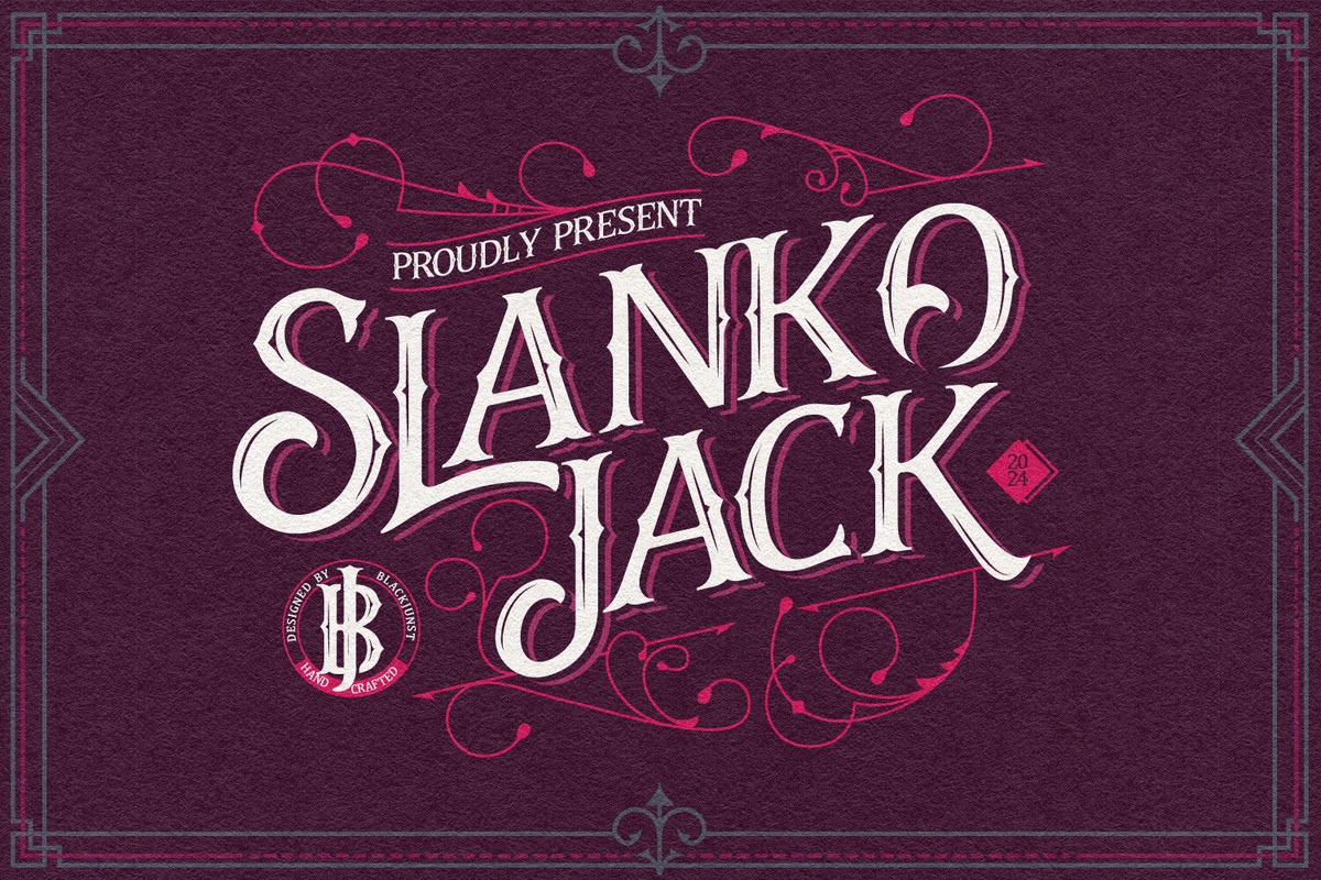 Slanko Jack Font preview