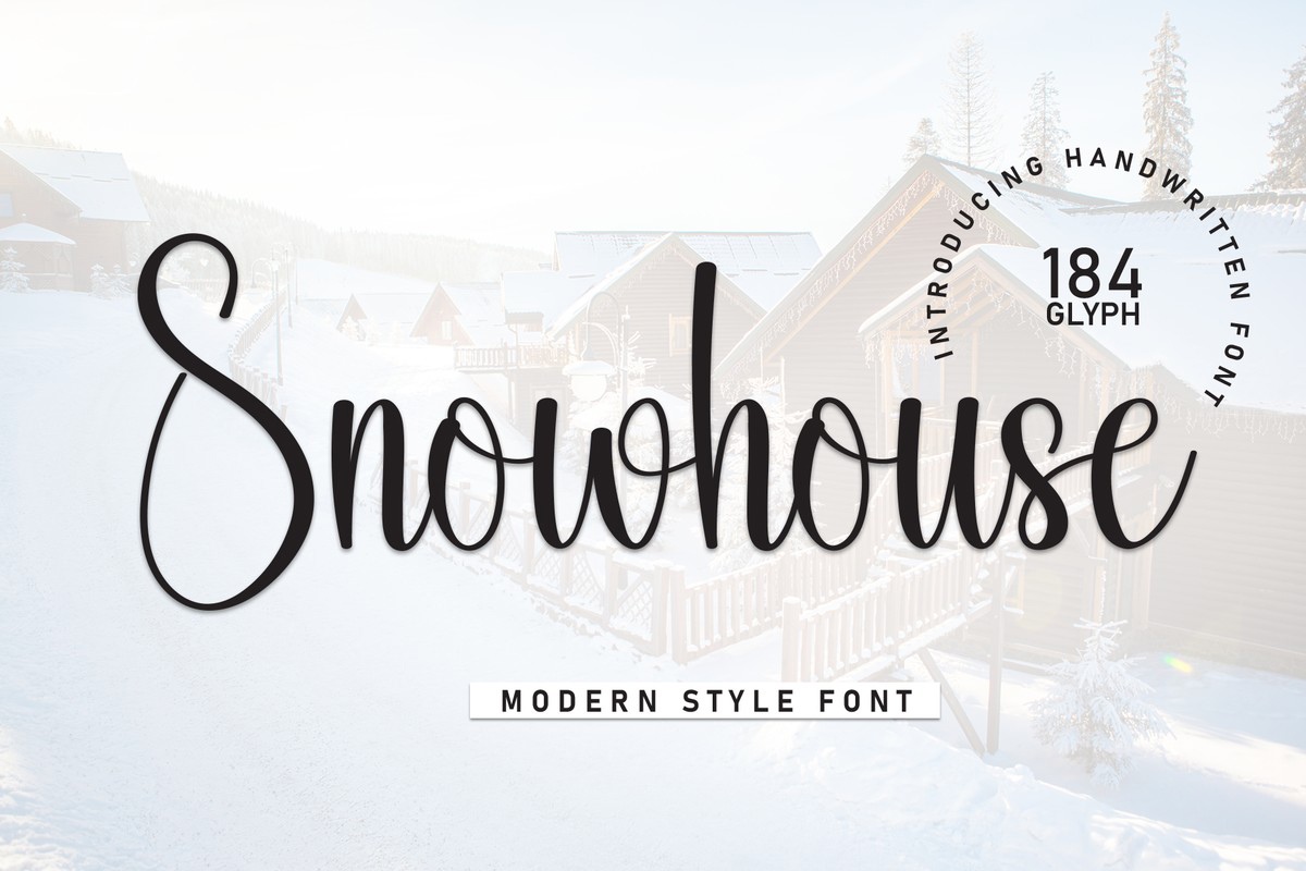 Snowhouse Regular Font preview