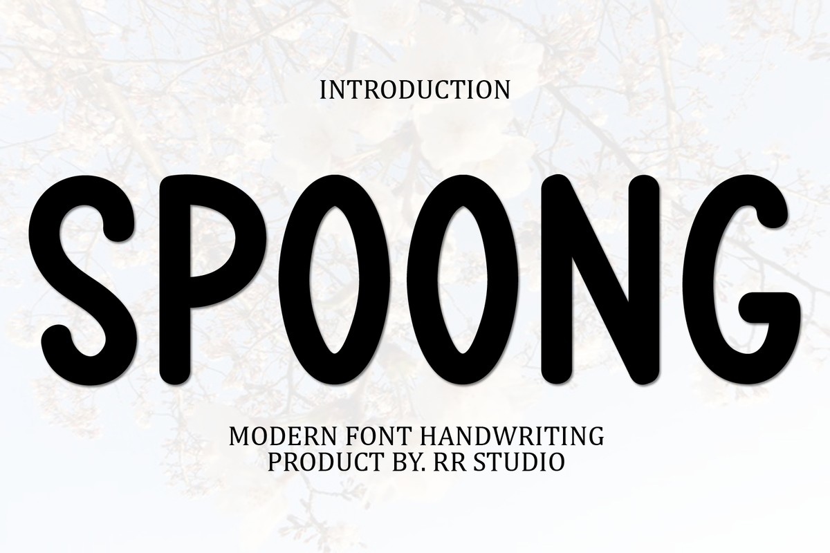 Spoong Font preview