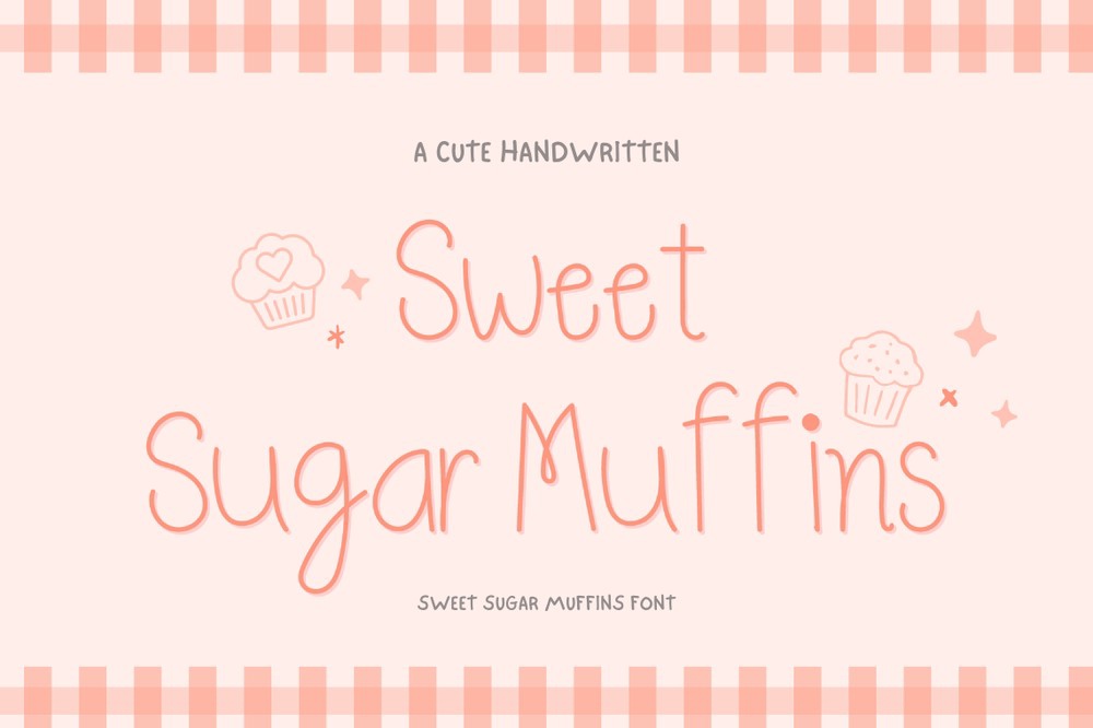 Sweet Sugar Muffins Font preview