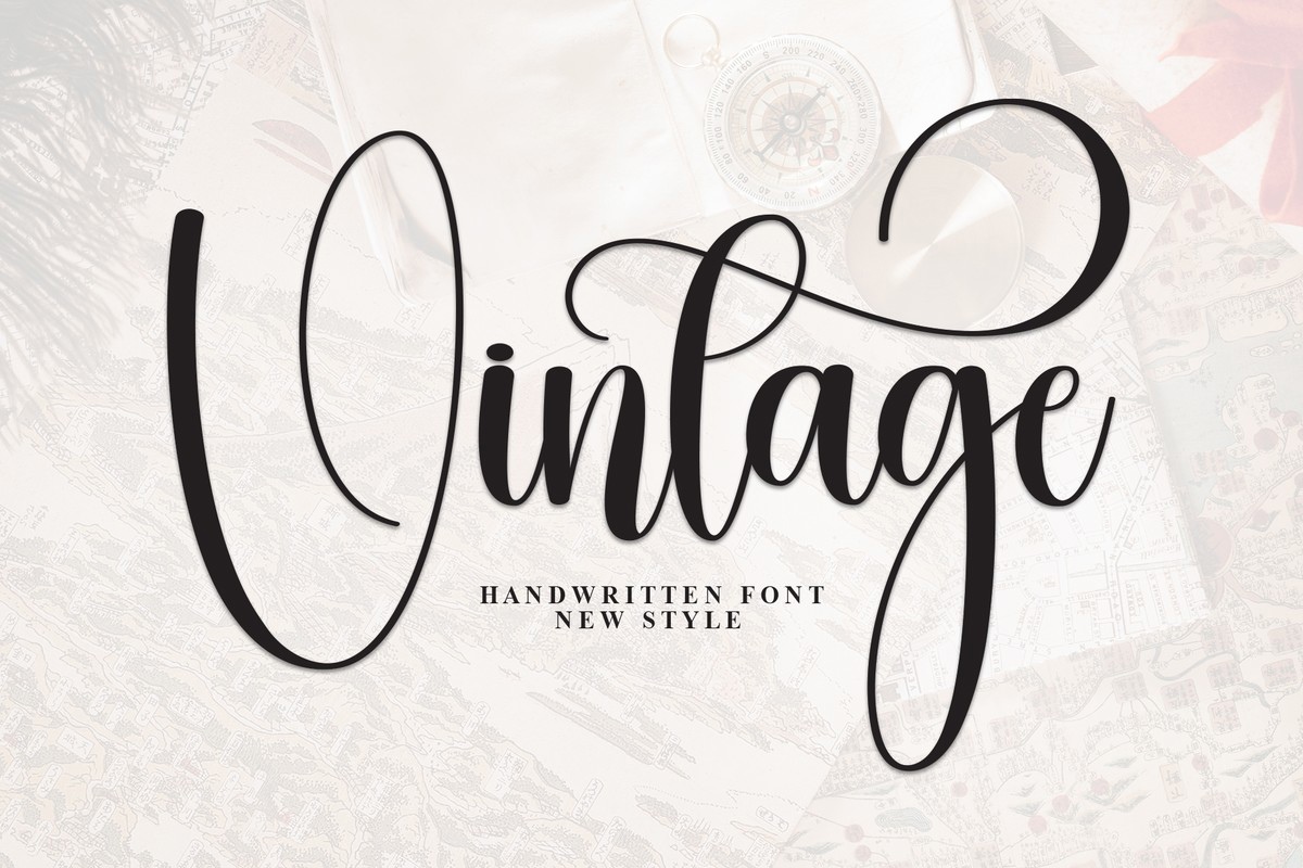 Vintаge Regular Font preview