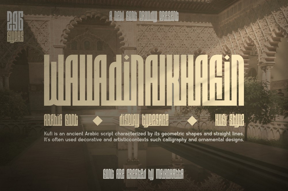 Walladinalkhafin Regular Font preview