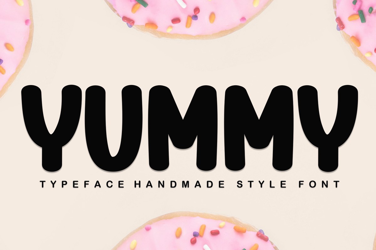 Yummy Font preview