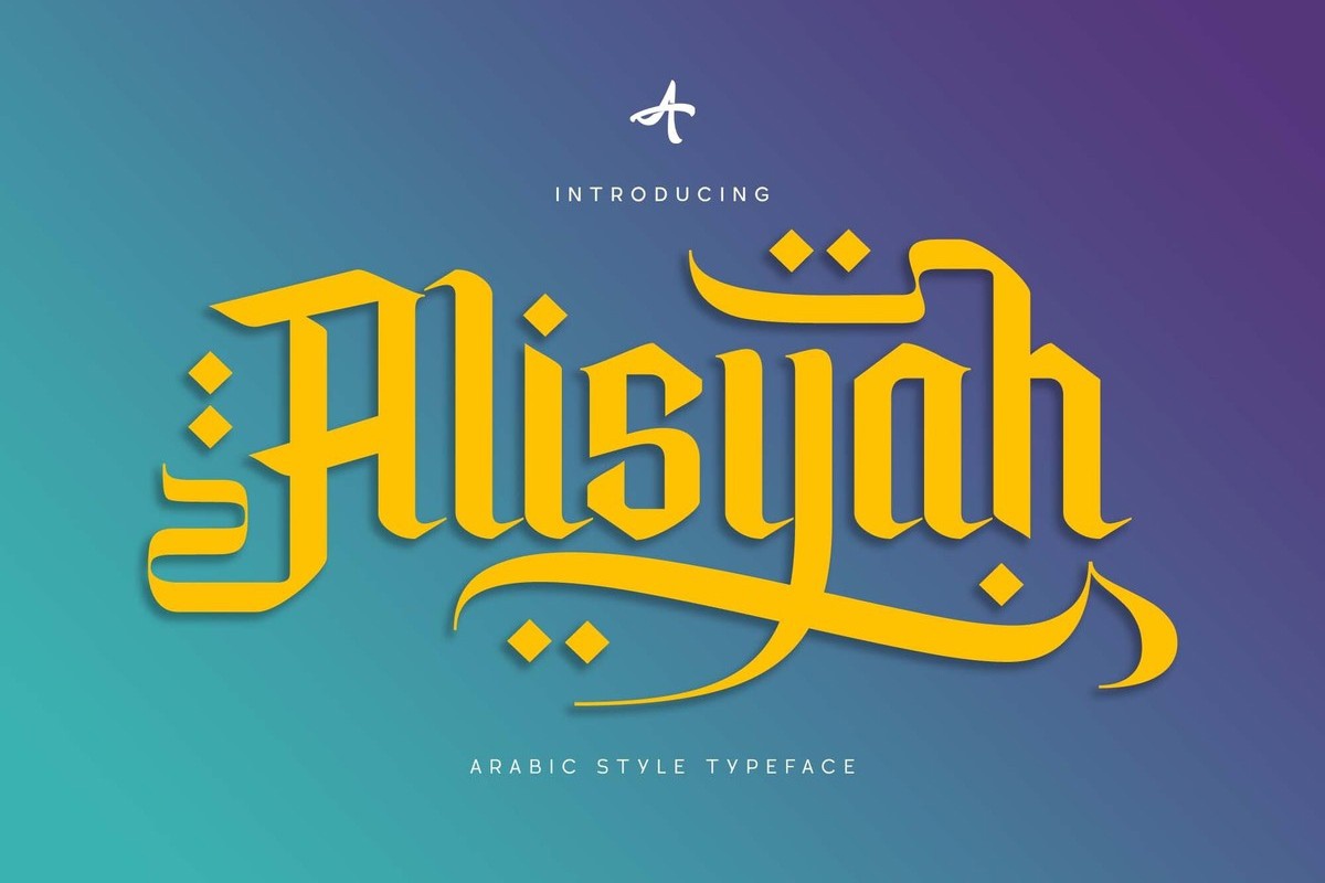 Alisyah Font preview