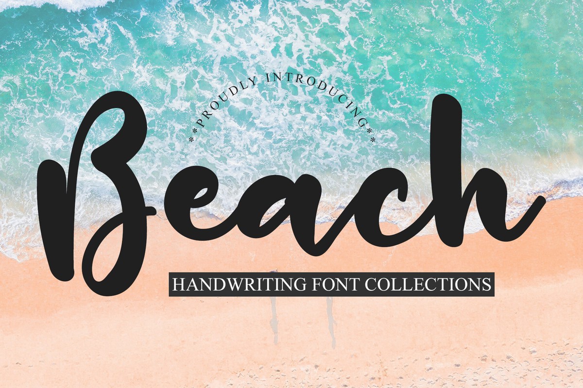 Beach Regular Font | xFonts.pro