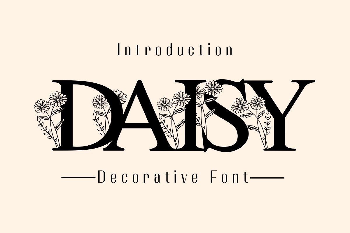 Dаisy Font preview