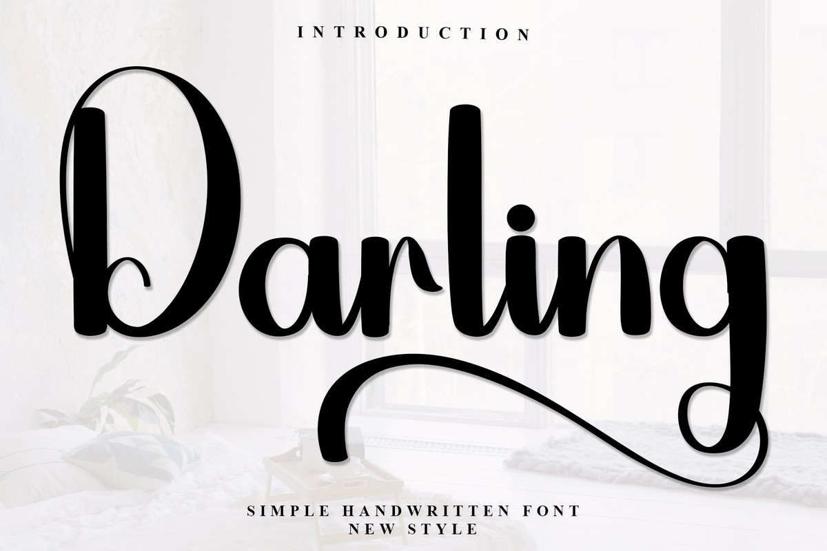 Darling Font preview