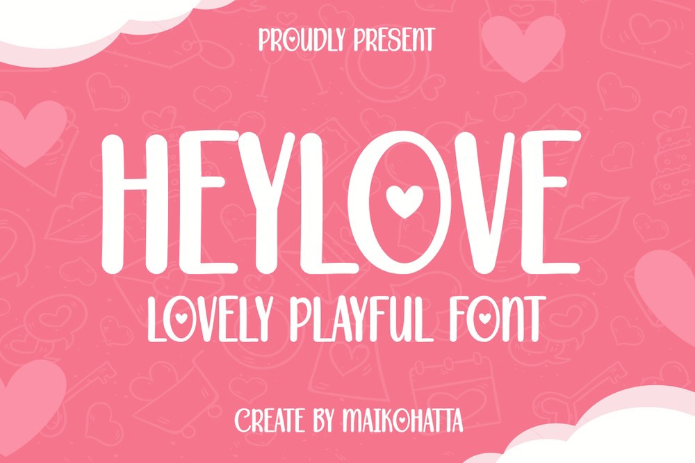 Heylove Font preview