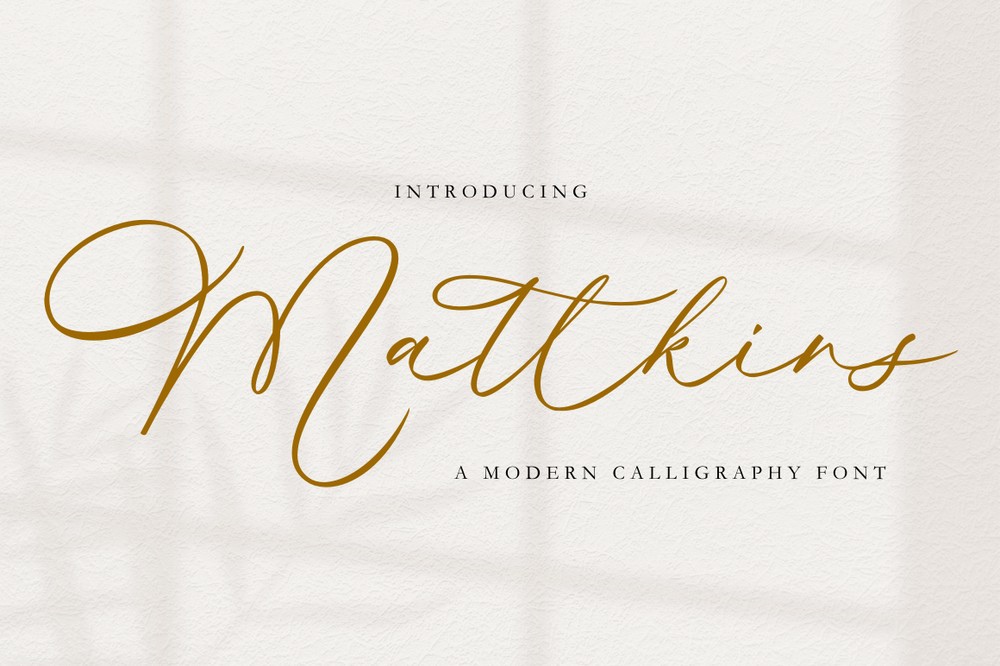 Mattkins Font preview