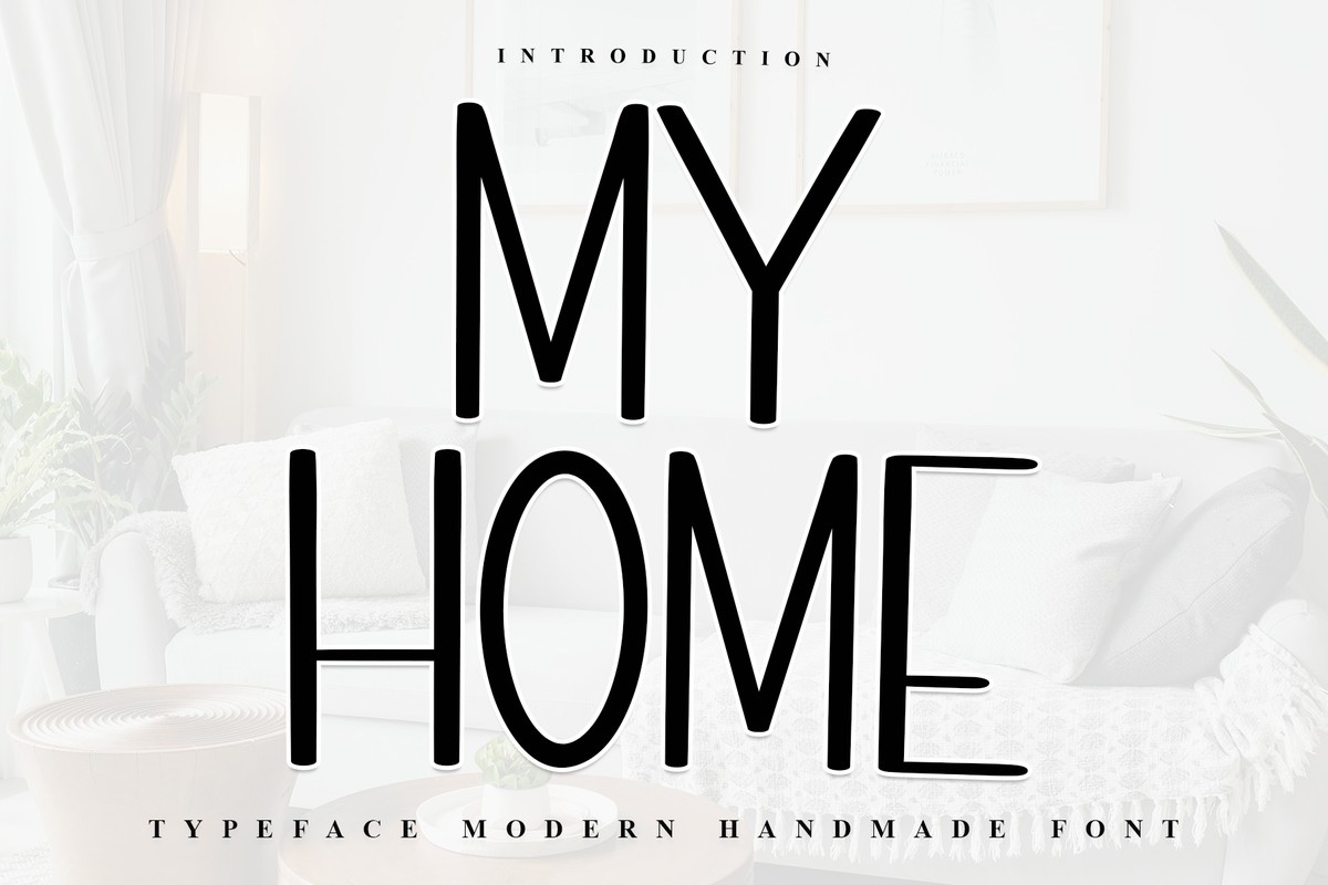 My Home Font preview