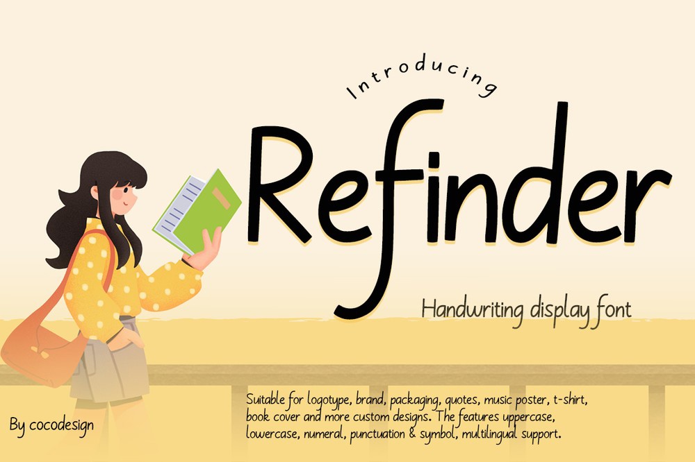 Refinder Regular Font preview