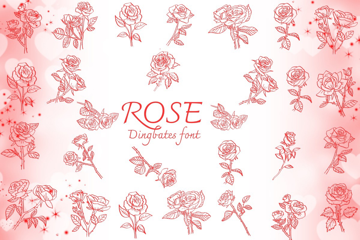 Roses Font preview