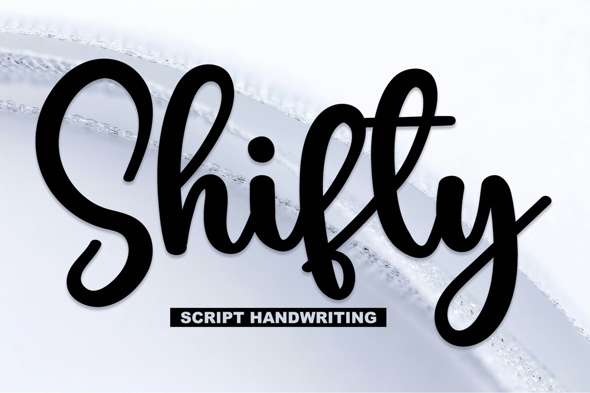 Shifty Font preview