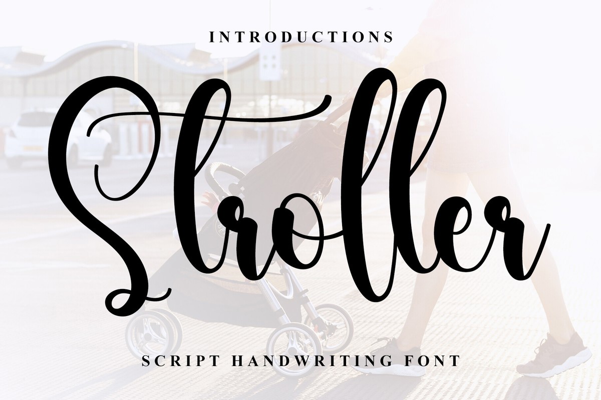 Stroller Regular Font preview