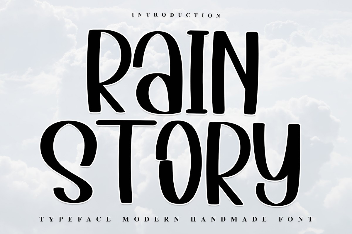 Rain Story Font preview