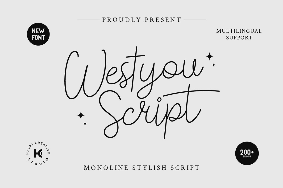 Westyou Regular Font preview