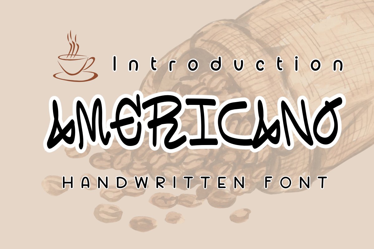 Americano Regular Font preview