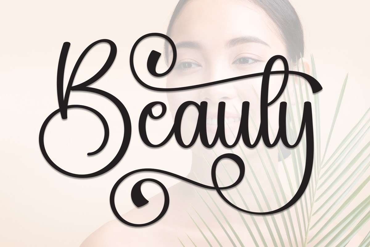 Beаuty Font preview