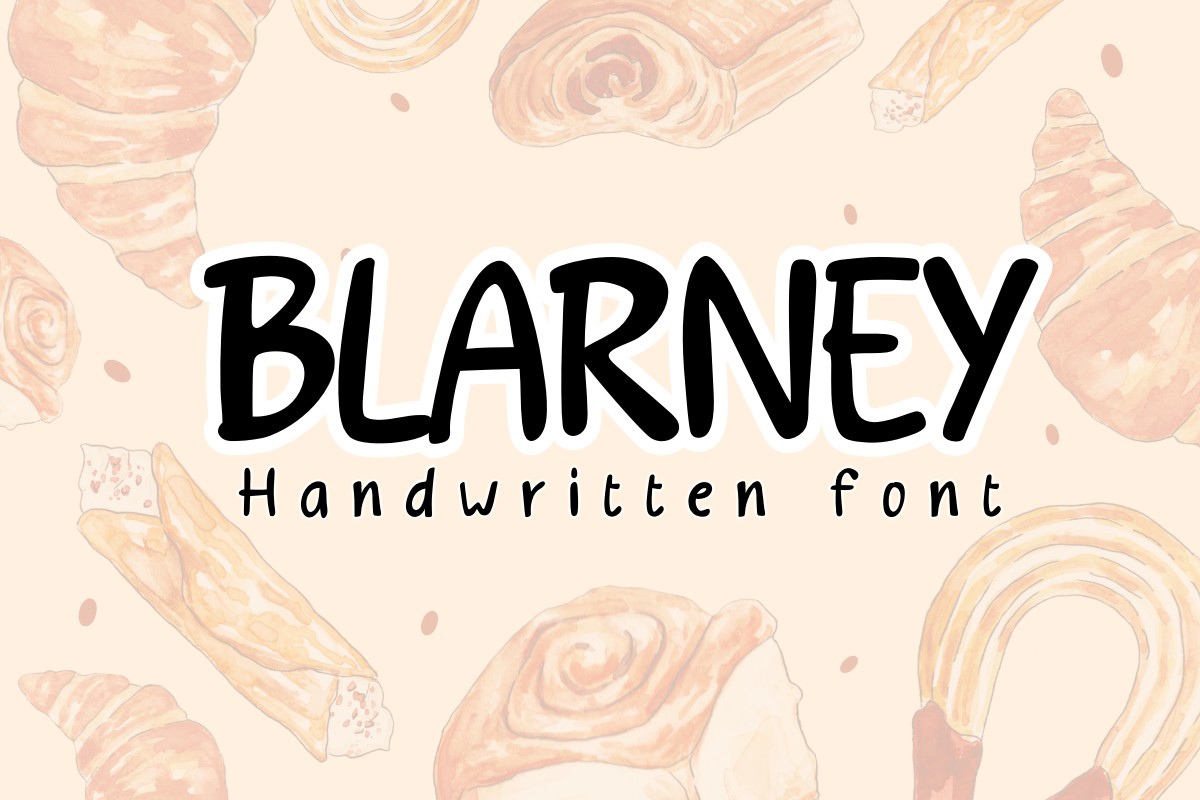 Blarney Regular Font preview