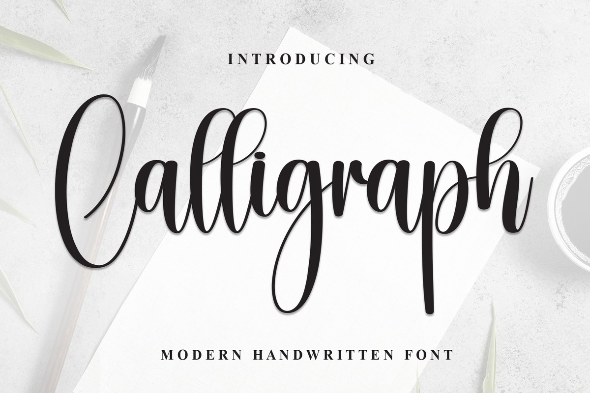 Calligraph Font preview