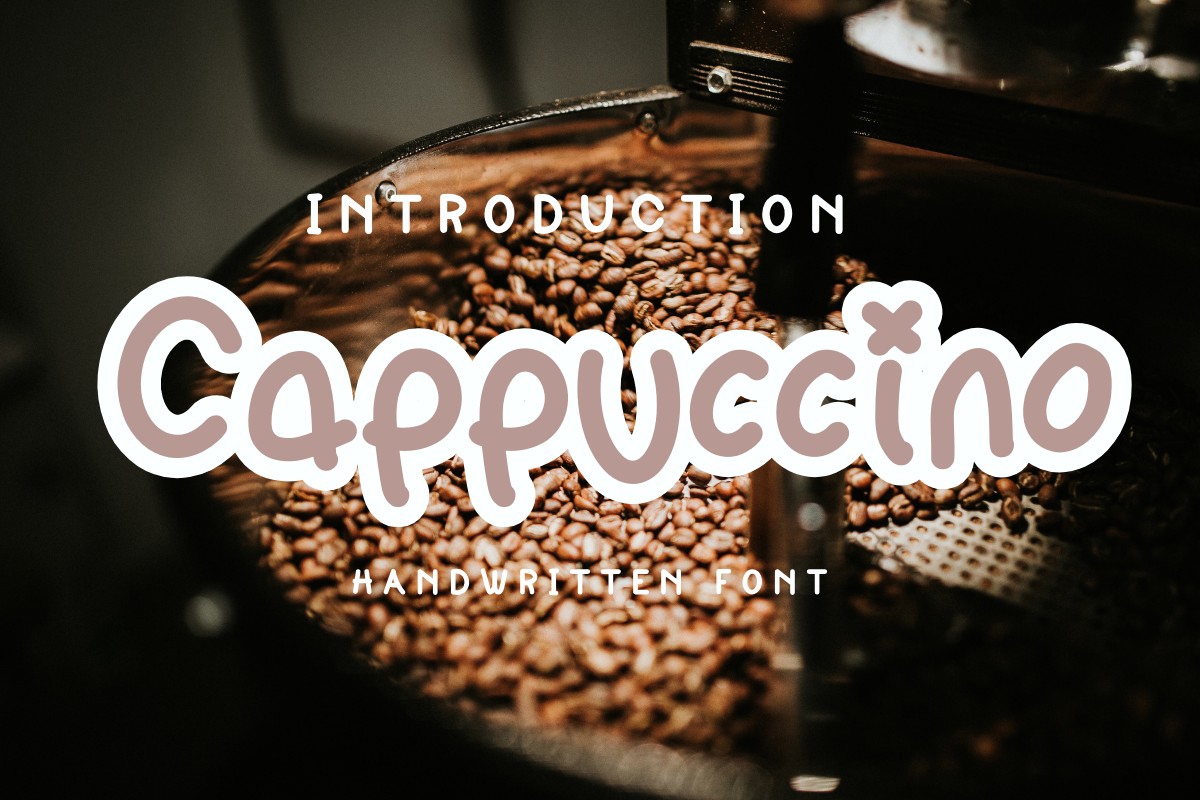 Cappuccino Font preview