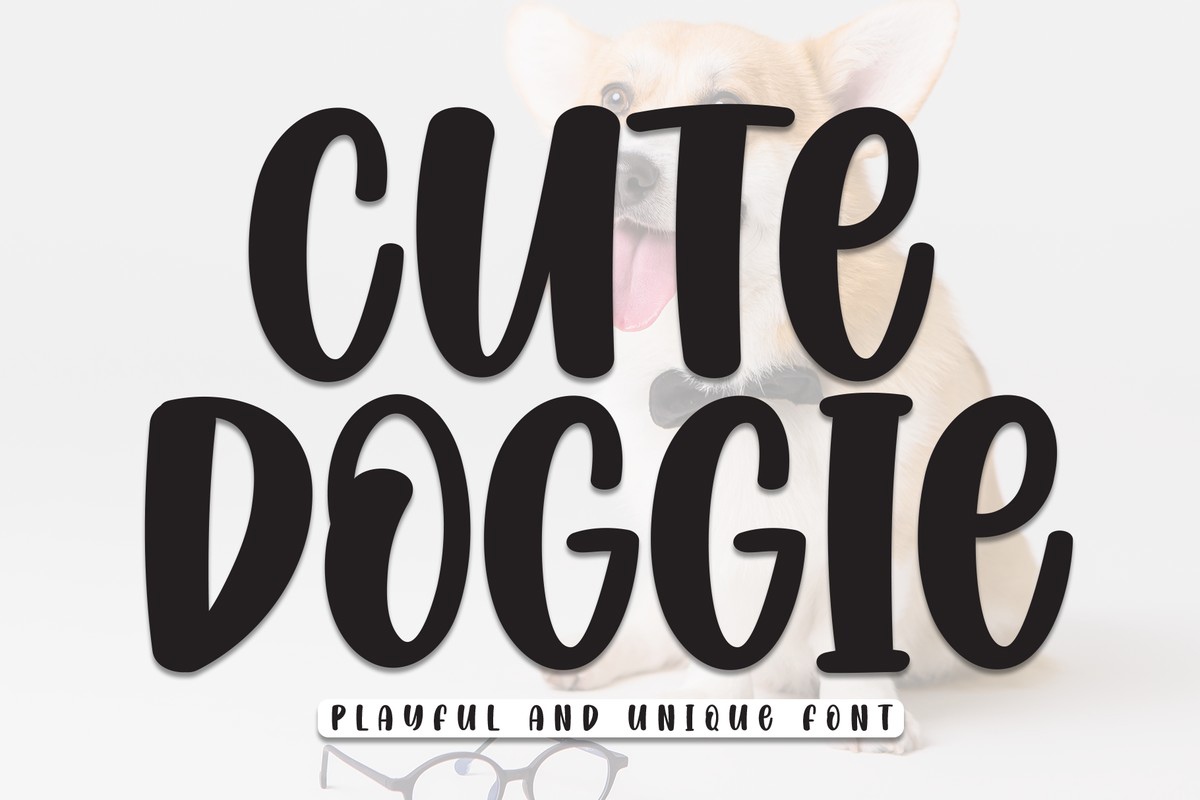 Cute Doggie Font preview