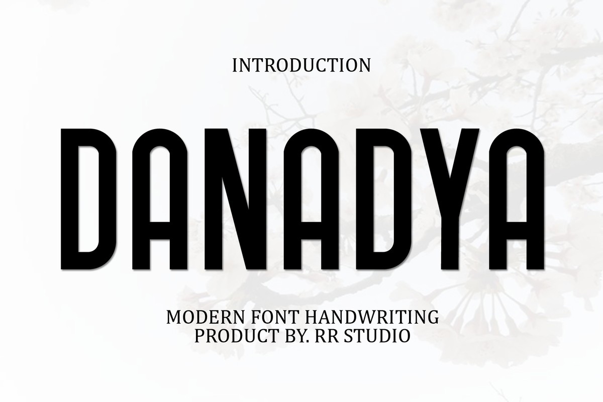 Danadya Font preview