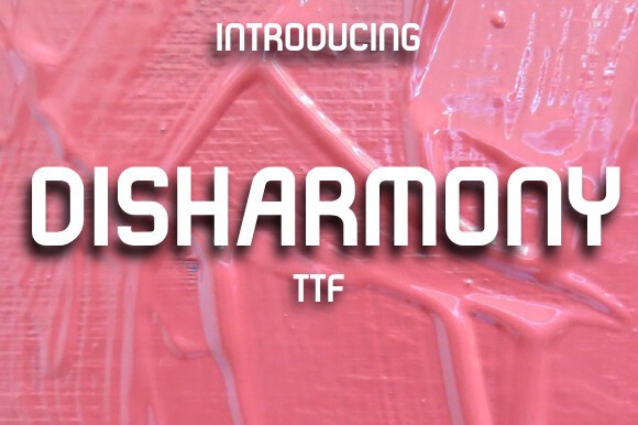 Disharmony Font preview