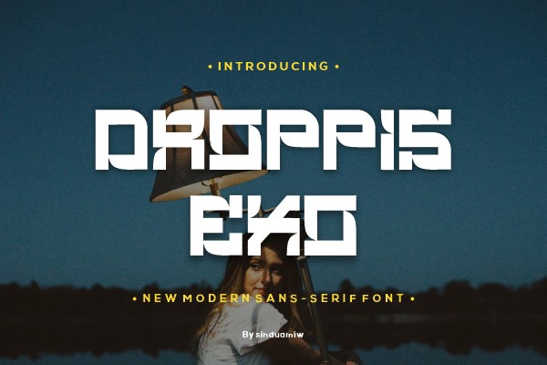 Droppis Exo Font preview