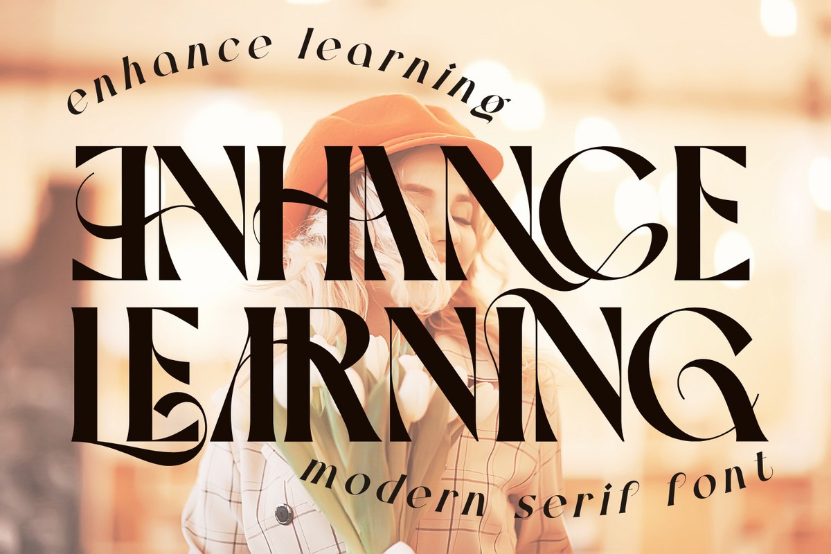 Enhance Learning Font preview