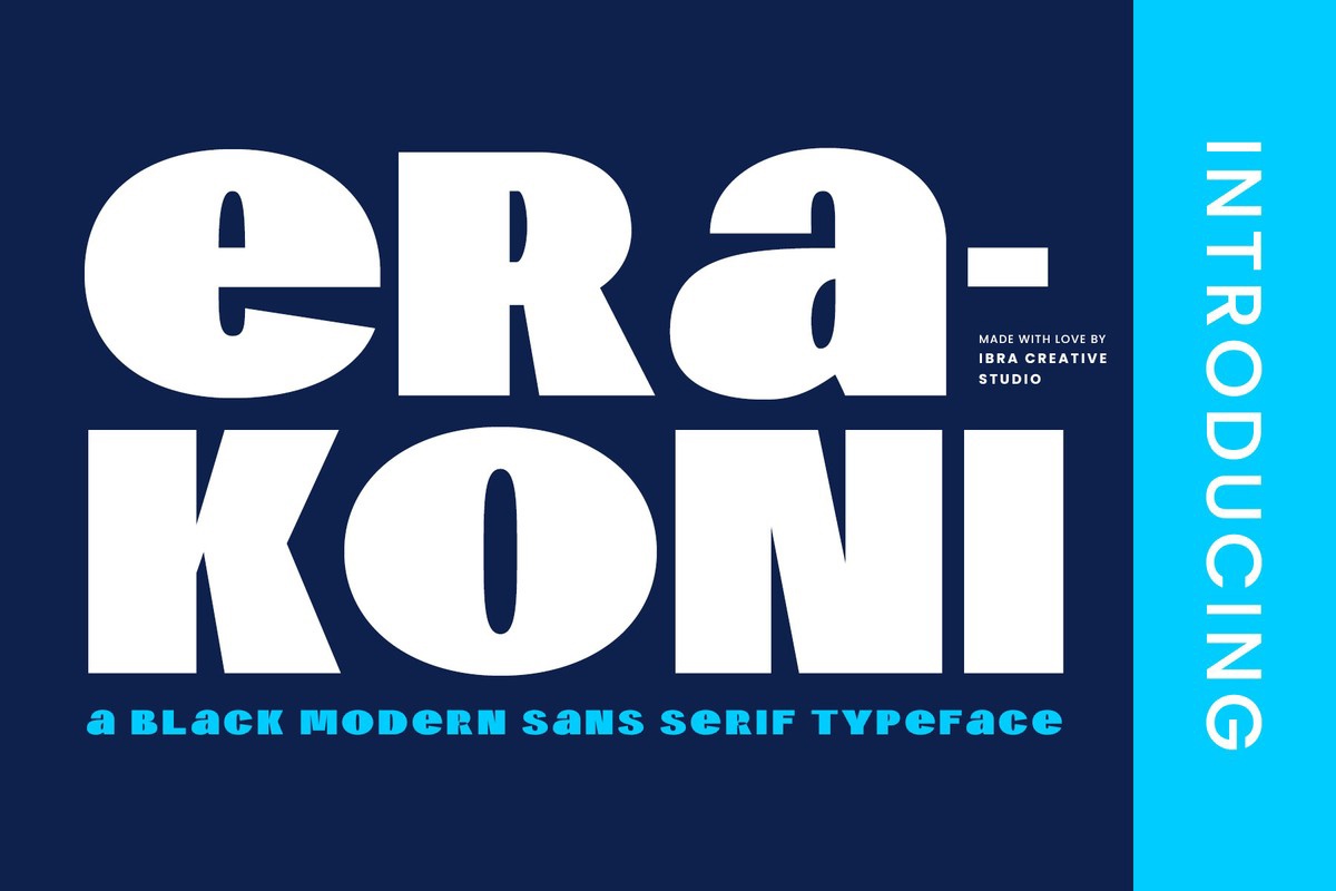 Erakoni Font preview