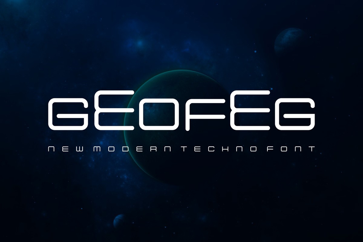 Geofeg Font preview