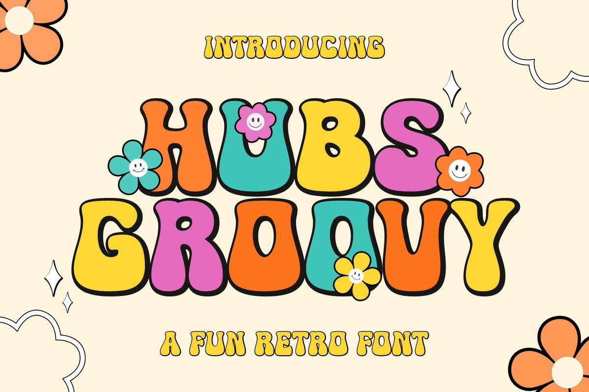 Hubs Groovy Font preview