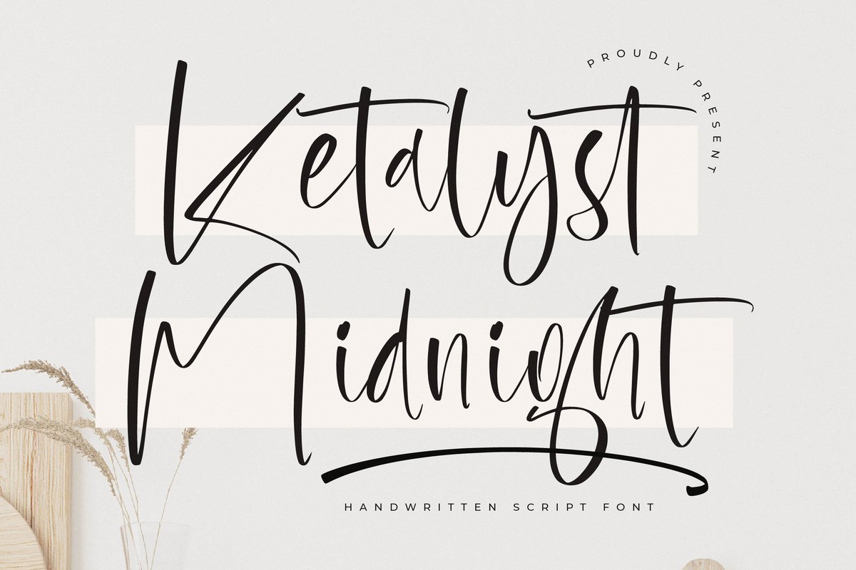 Ketalyst Midnight Font preview