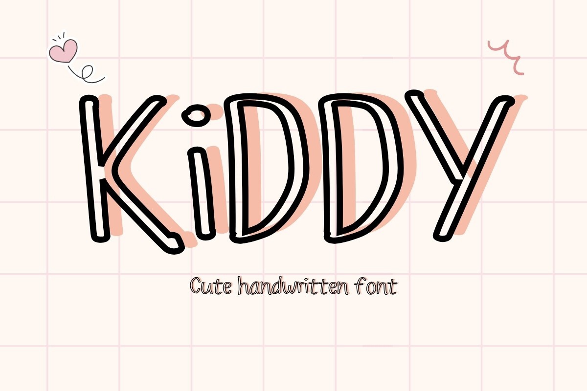 Kiddy Font preview