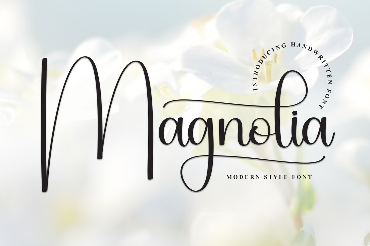 Magnoliа Font preview