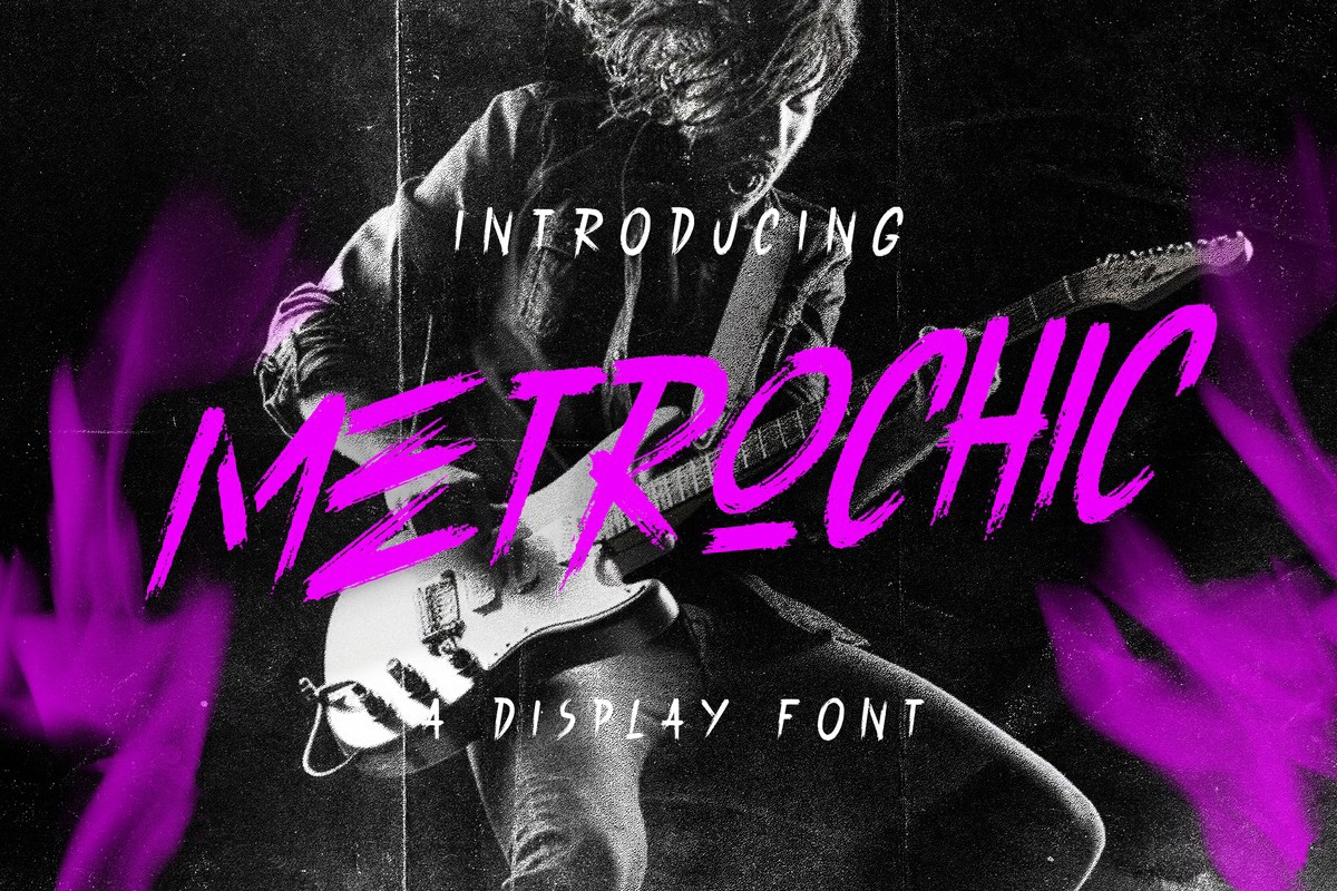 Metrochick Font preview