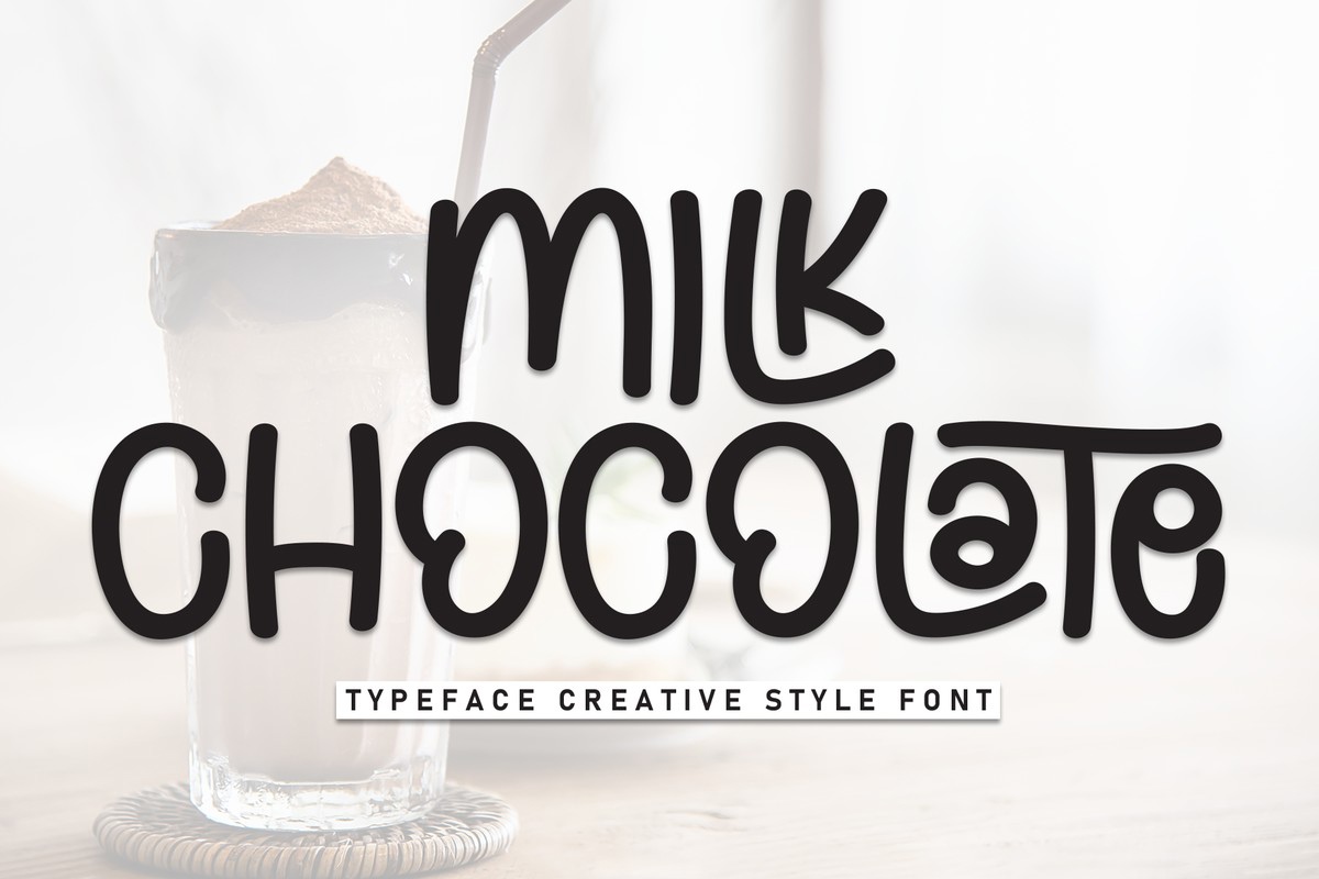 Milk Chocolate Font preview