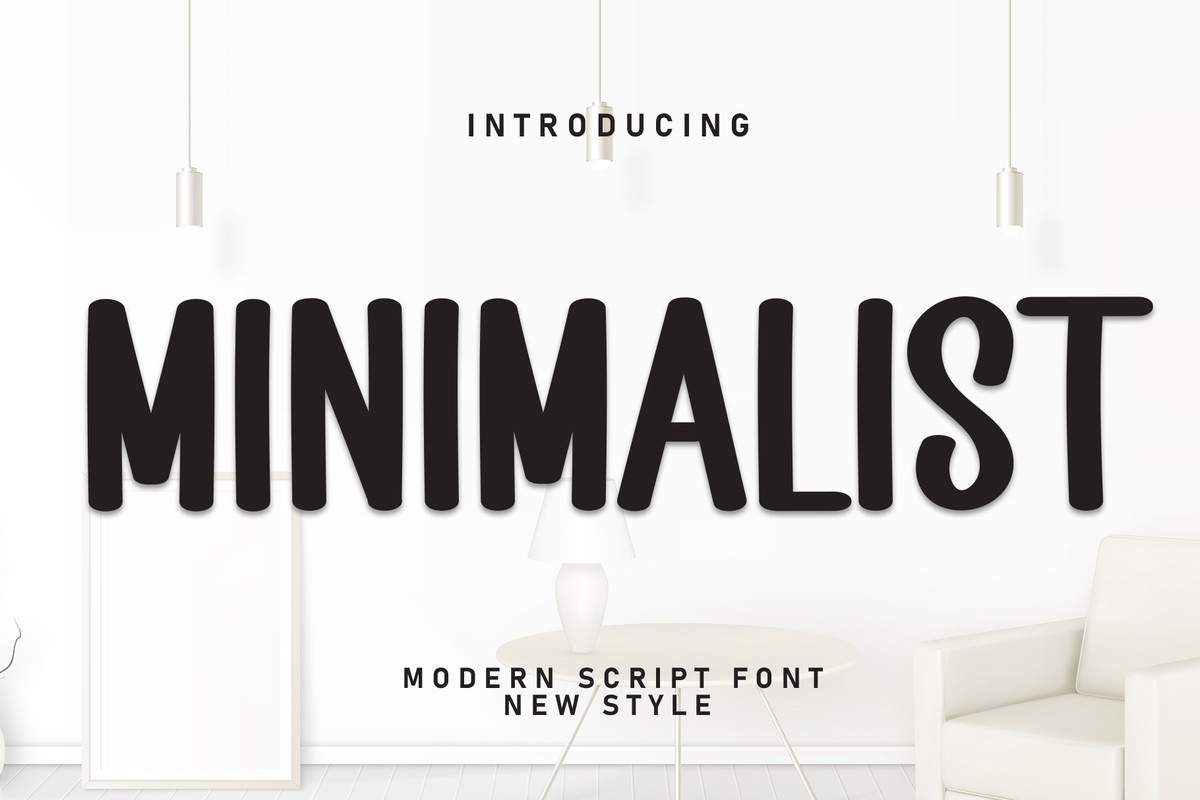 Minimalist Font preview