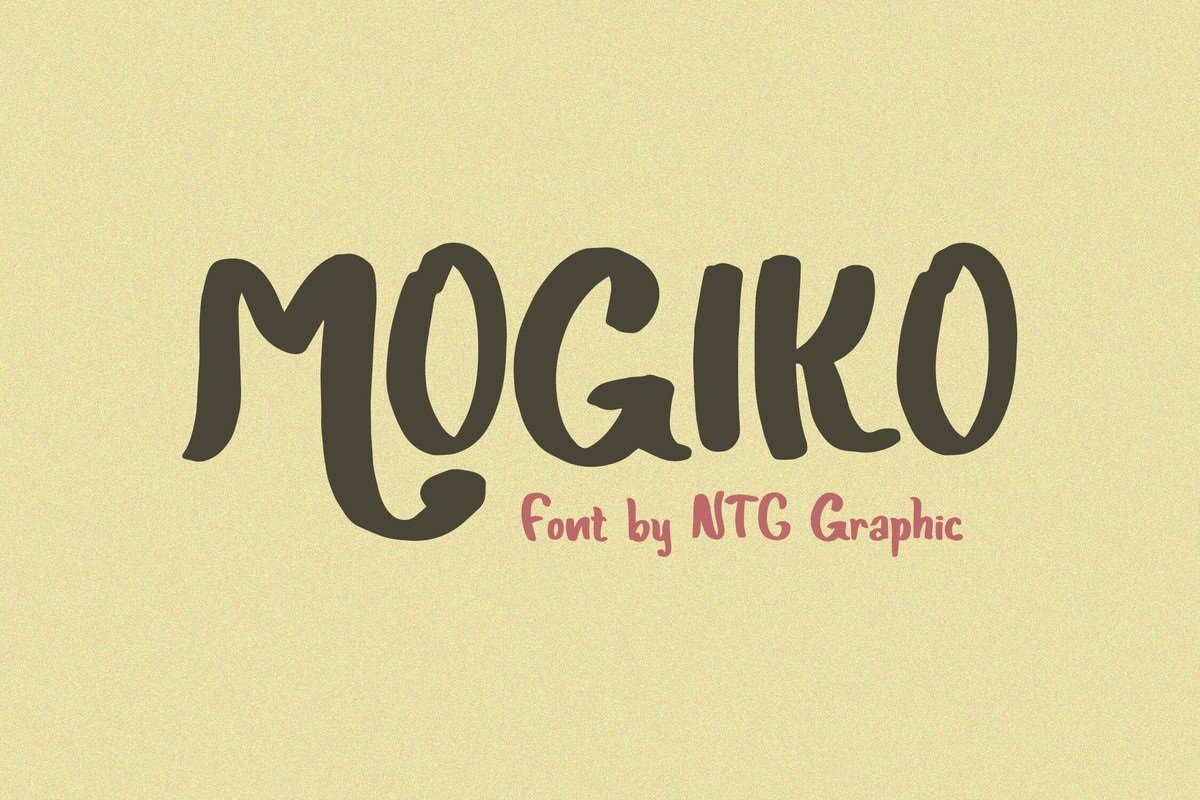 Mogiko Regular Font preview