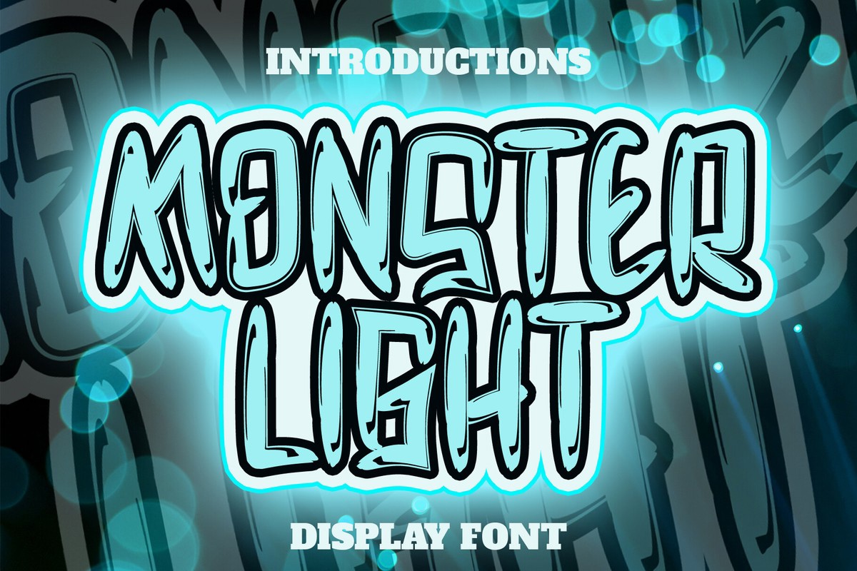 Monsterlight Regular Font preview