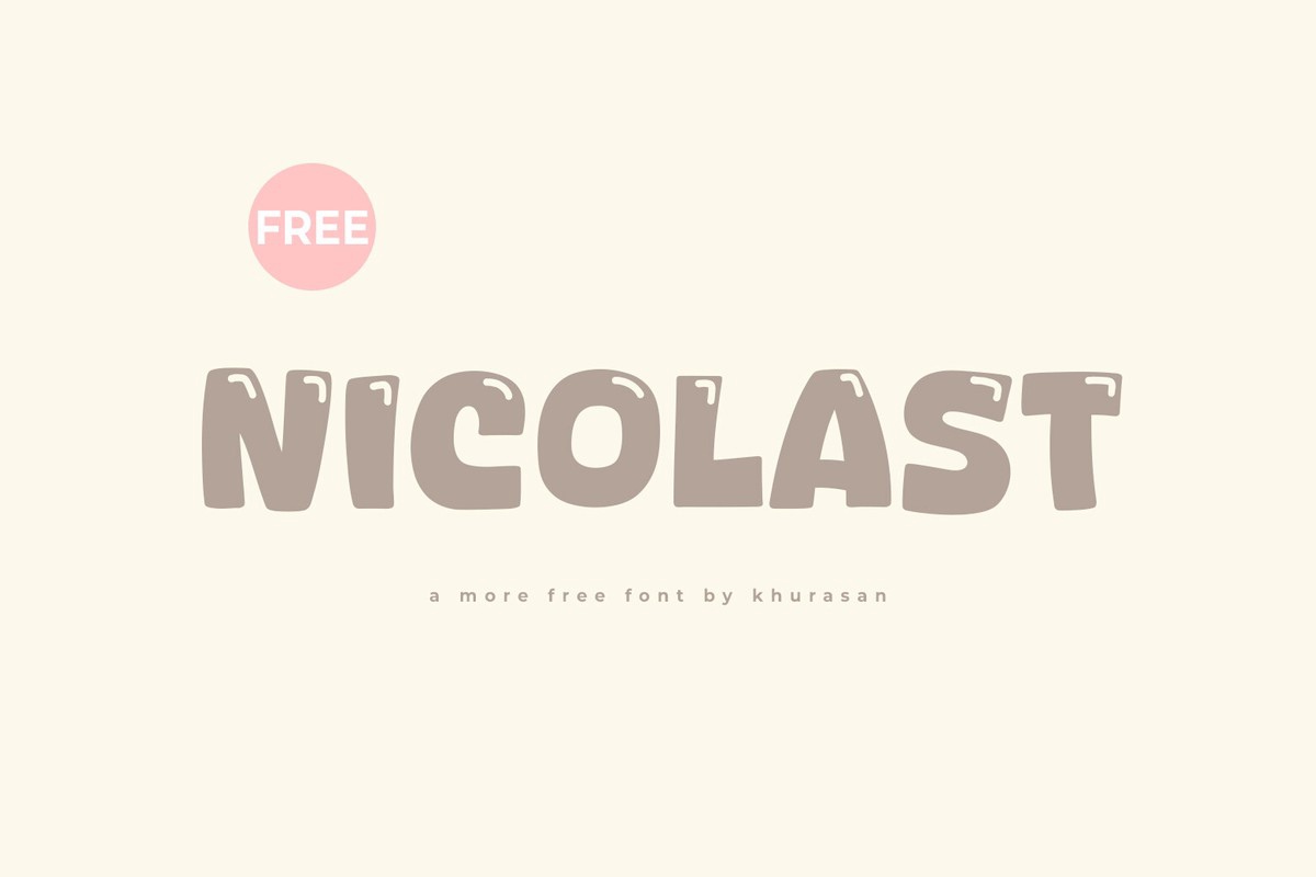 Nicolast Font preview