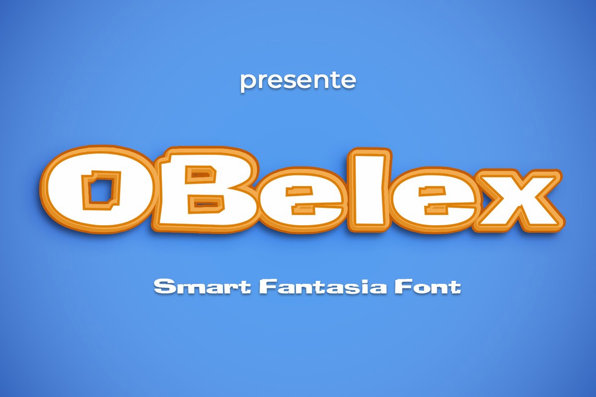 OBelex Regular Font preview