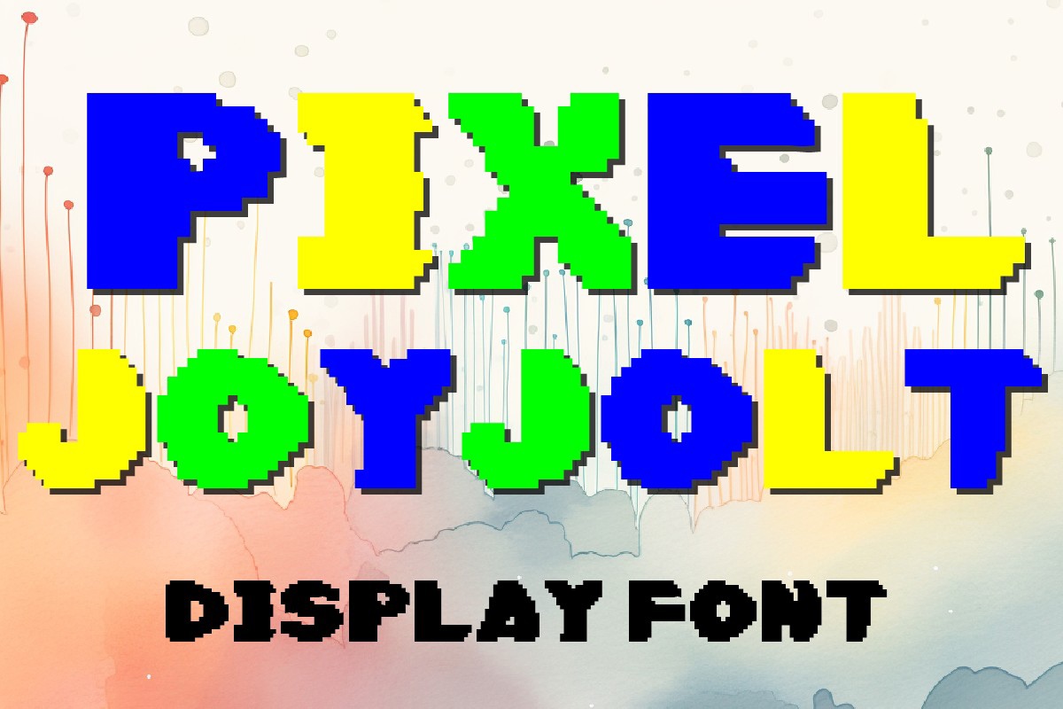 Pixel Joyjolt Regular Font preview