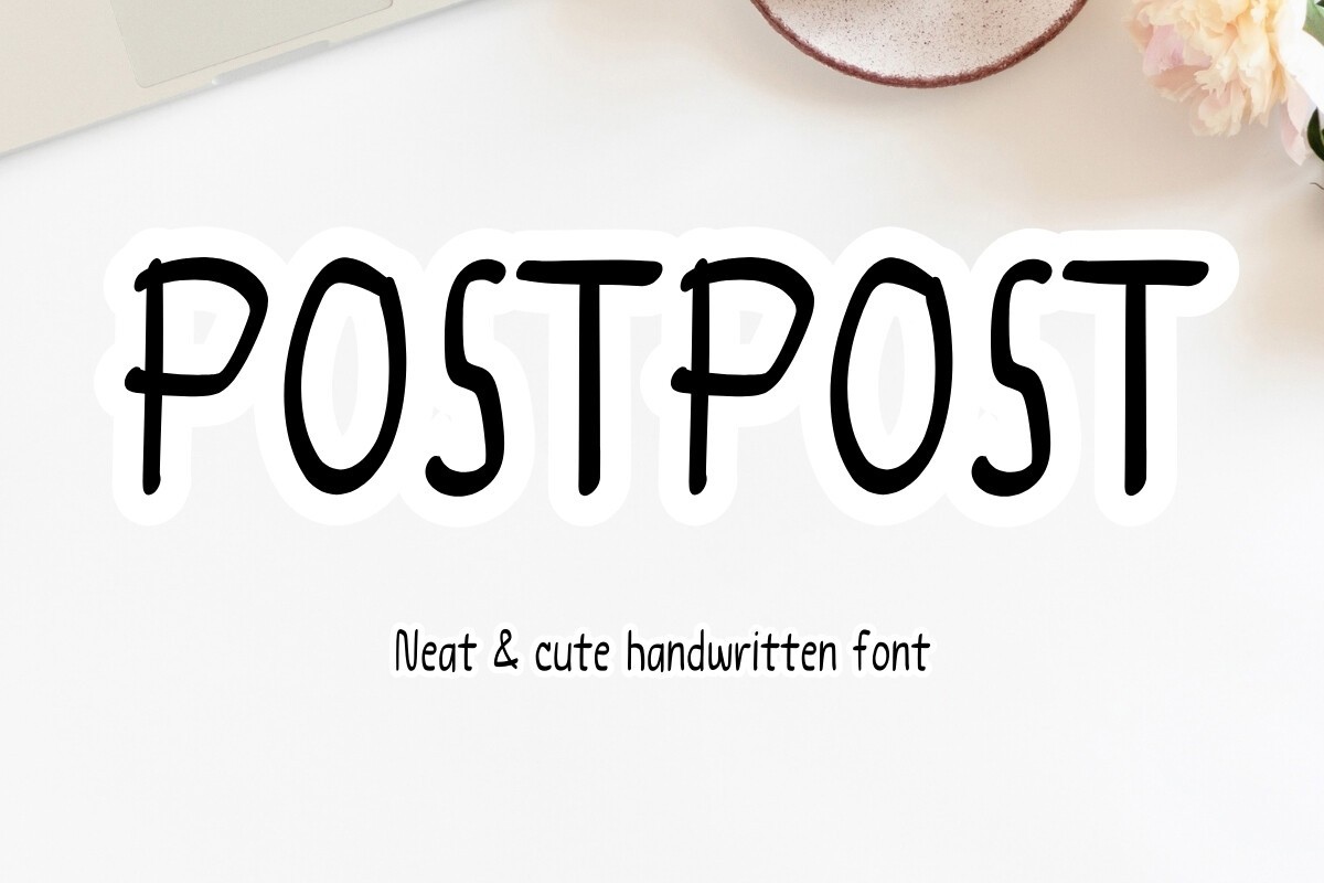 Postpost Font preview