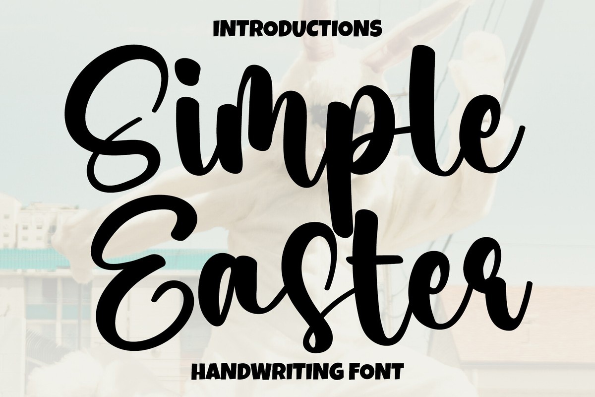 Simple Easter Font preview